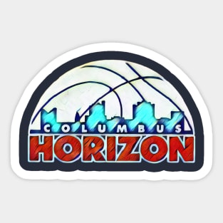 Columbus Horizon Basketball Sticker